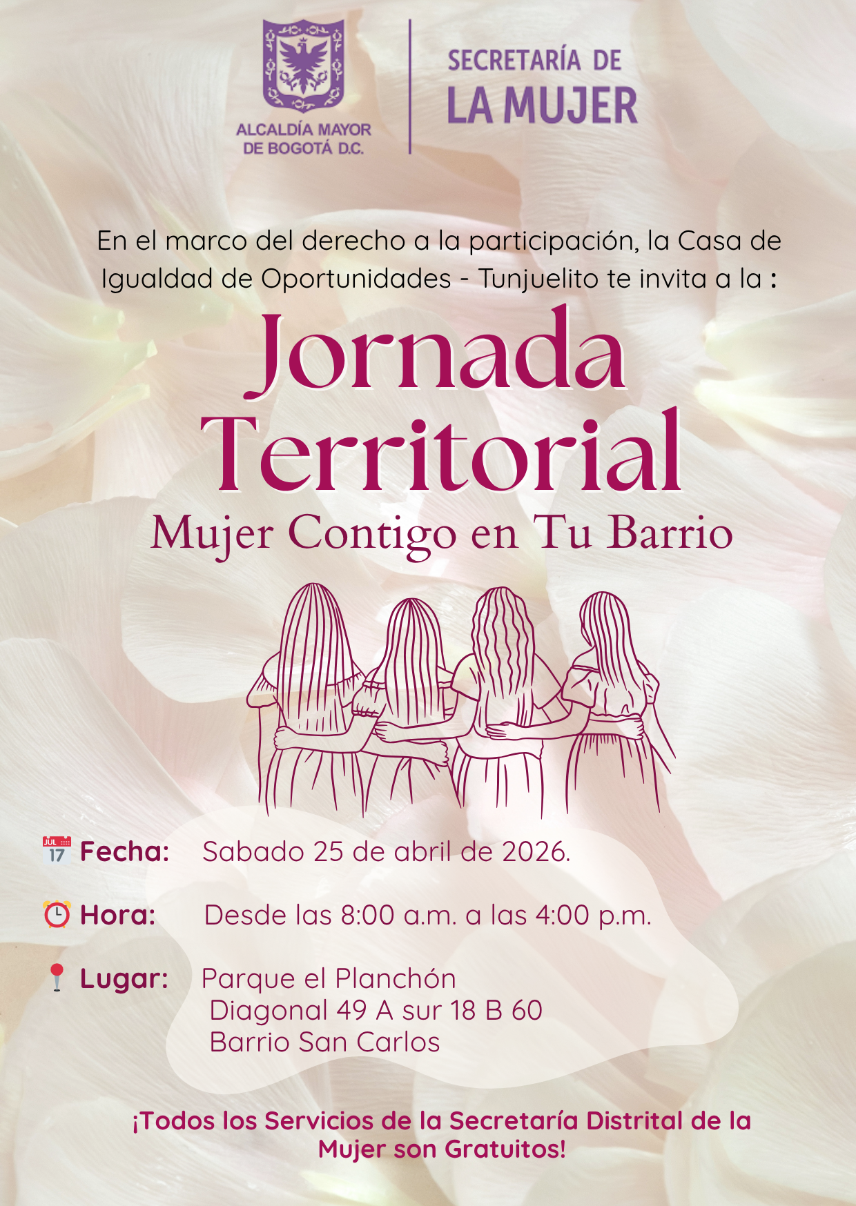 Jornada Territorial: Mujer Contigo en tu Barrio