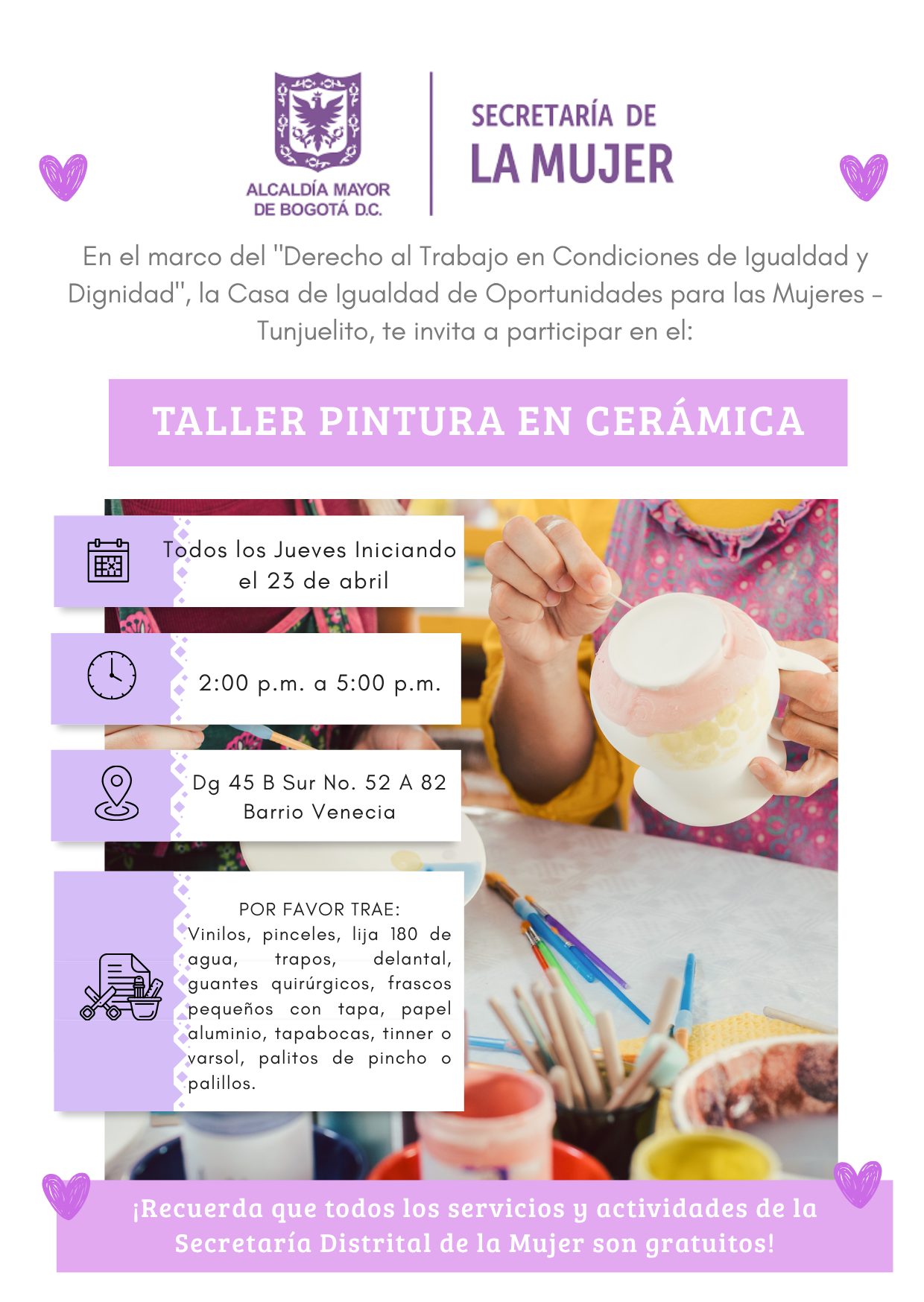 Taller Pintura en Cerámica