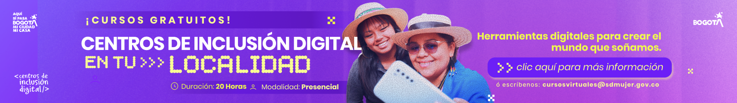  Convocatoria curso gratuito Centros de Inclusión Digital