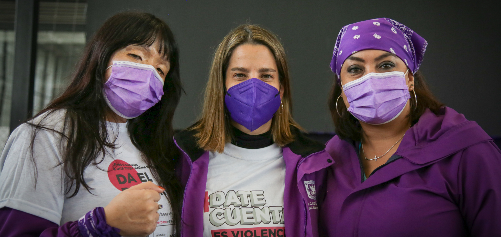 Mujeres asistentes al evento de 25N - Día internacional de la eliminación de la violencia contra las muejeres