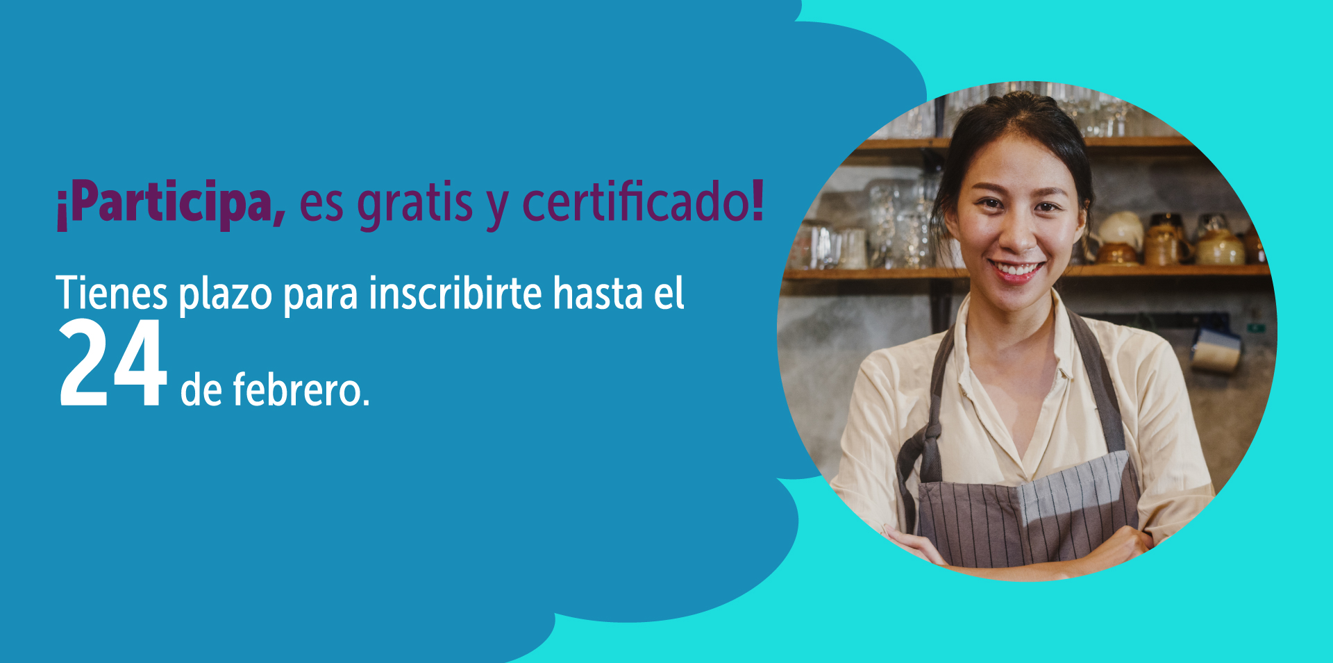 ¡Participa, es gratis y certificado! Inscríbete hasta el 24 de febrero de 2022