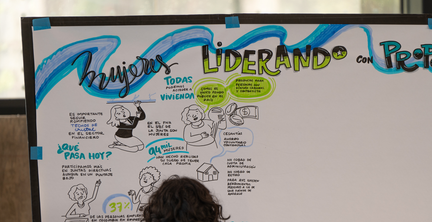 Ilustración de reunión de Lidera-Par