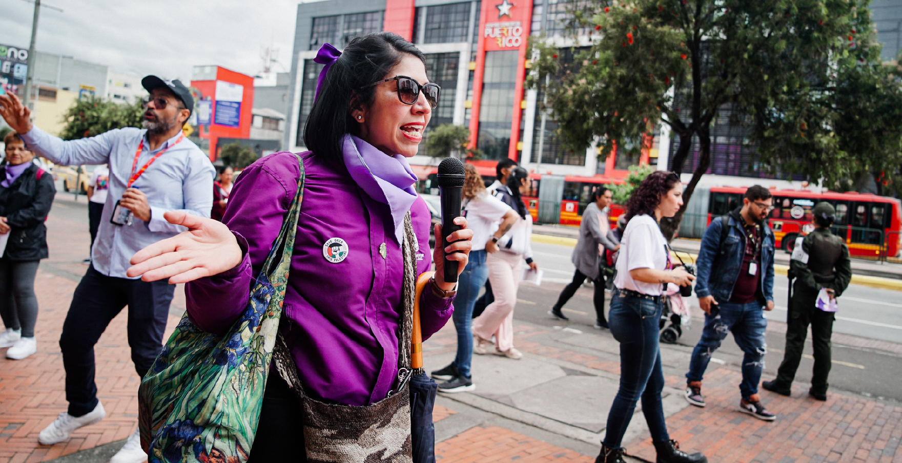 Mujer en Bogotá
