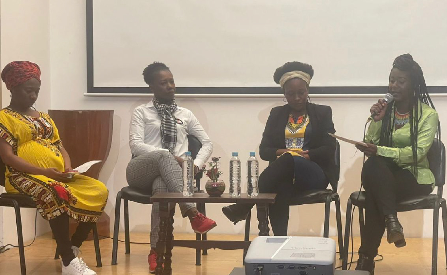 Mujeres asistentes a tercera edición de la Semana de la Diáspora Palenquera
