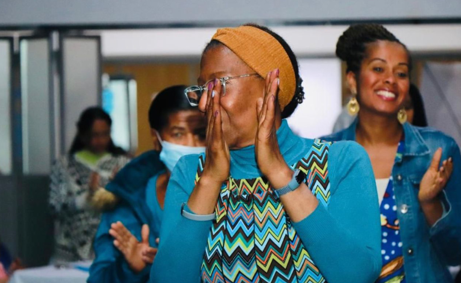 Mujeres asistentes a foro "Mujer Raizal, raíz de nuestra tradición y herencia cultural"