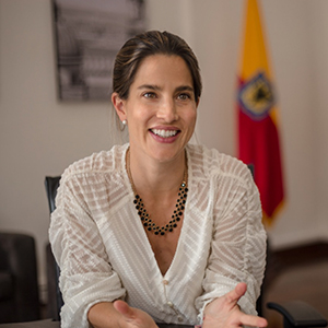 Foto de la Secretaria, Diana Rodríguez Franco