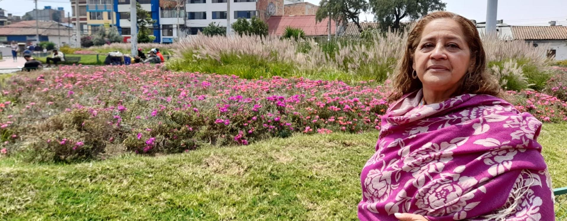 Imagen de Aydee Rodríguez en la localidad de Bosa