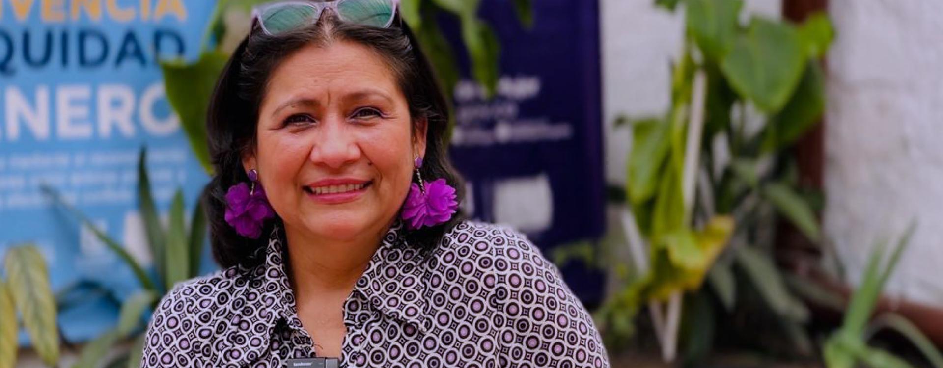 Aura Abril, lideresa de Suba