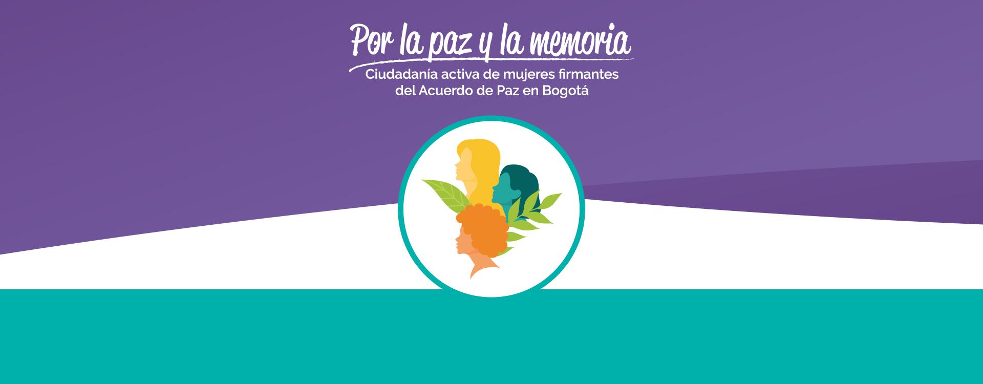 Logo de mujeres firmantes del acuerdo de paz