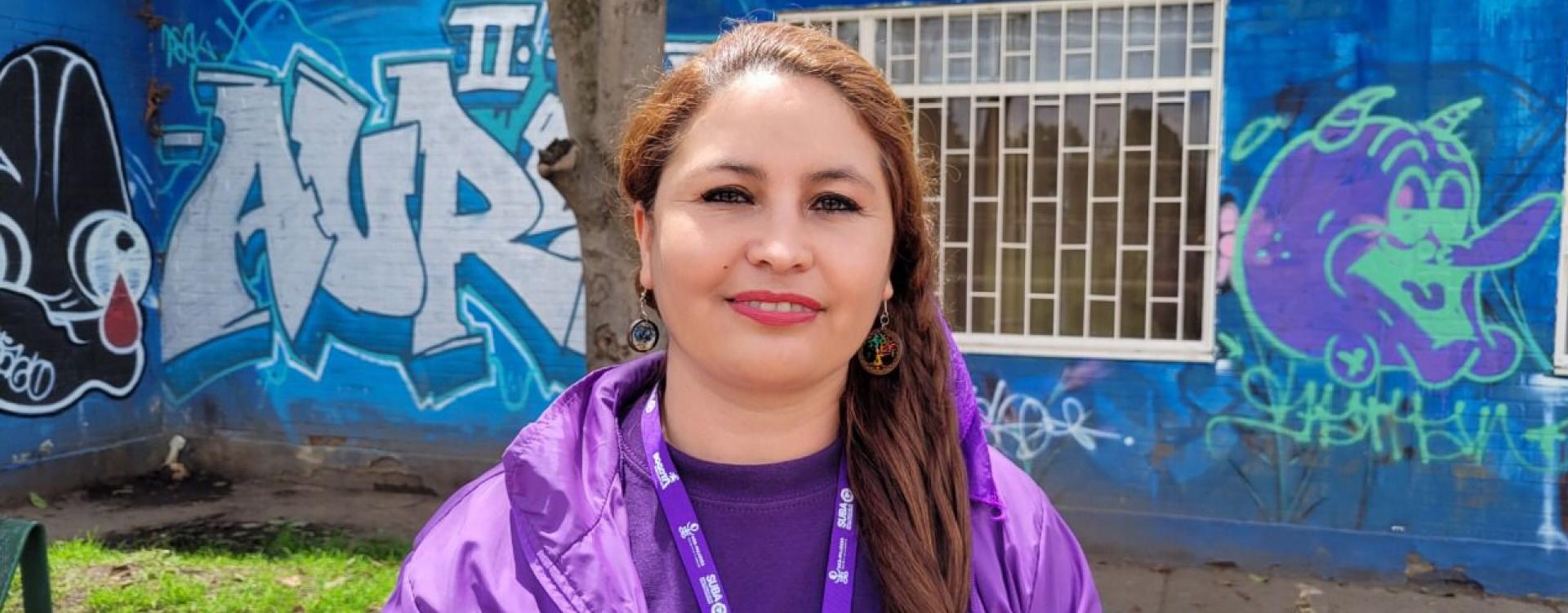 Betty Ruth Najar, beneficiaria de casa refugio