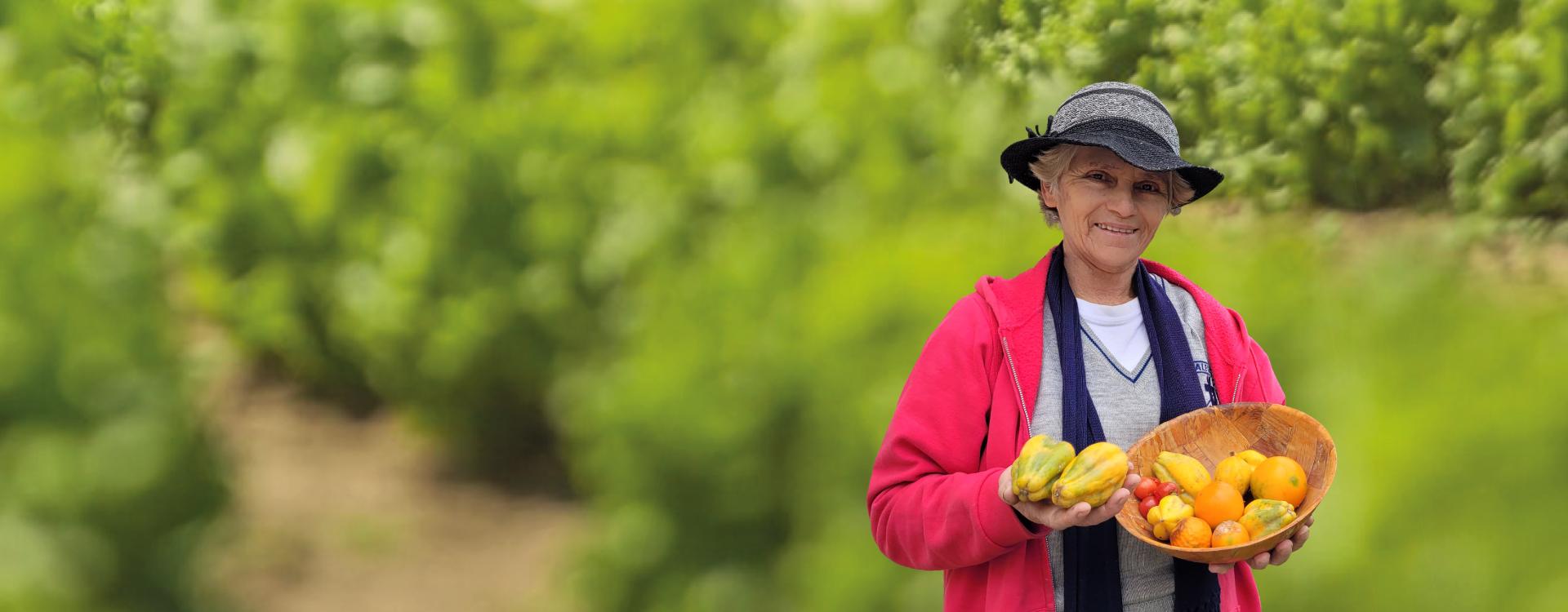 Mujer campesina de la zona rural de Sumapaz