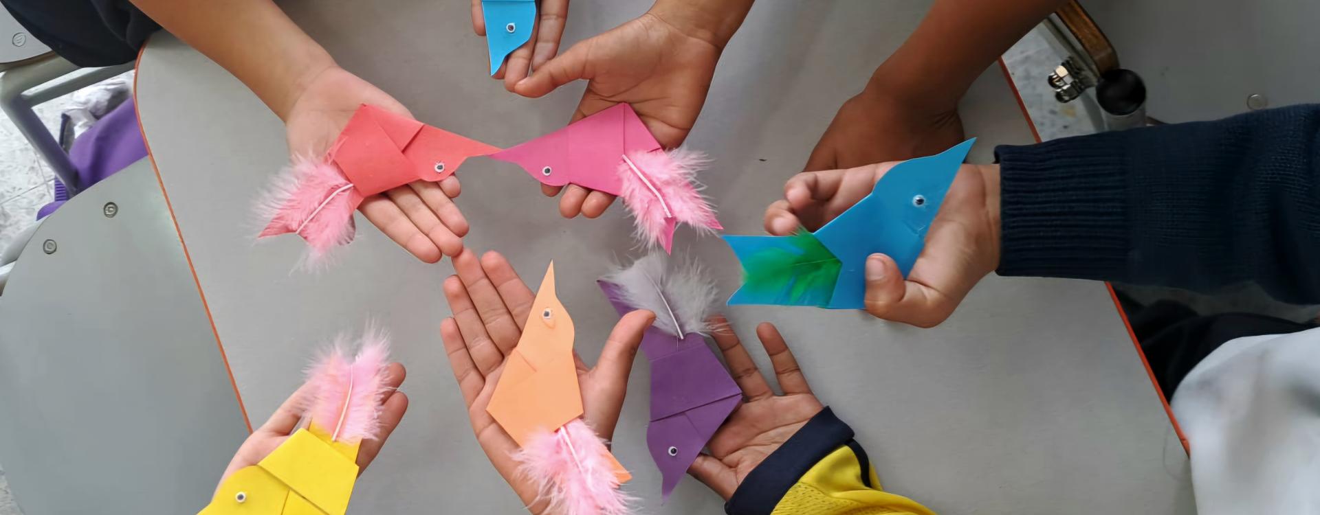 Manos de niños