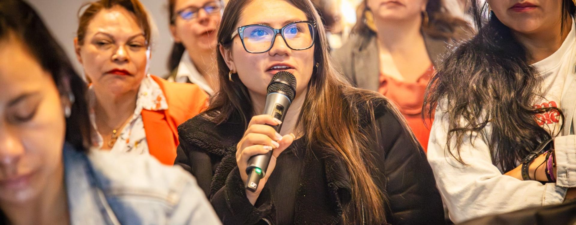 Desde la SDMujer se promueven espacios de participación para que las mujeres accedan cada vez más a cargos de decisión. 