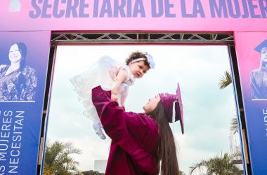 Nicol y su hija