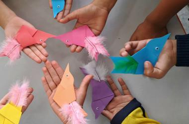 Manos de niños
