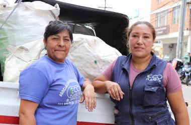 Mujeres recicladoras