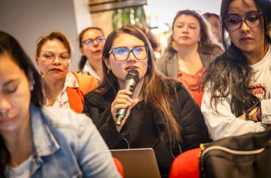 Desde la SDMujer se promueven espacios de participación para que las mujeres accedan cada vez más a cargos de decisión. 