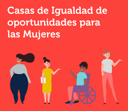 Banner con la silueta de 4 mujeres en distintas condiciones