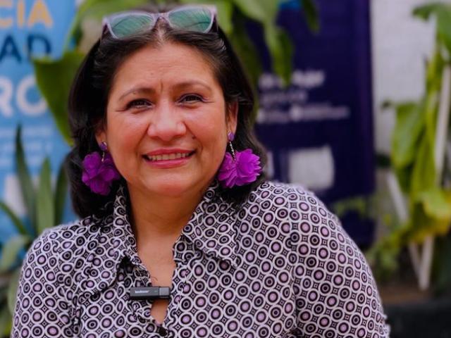 Aura Abril, lideresa de Suba