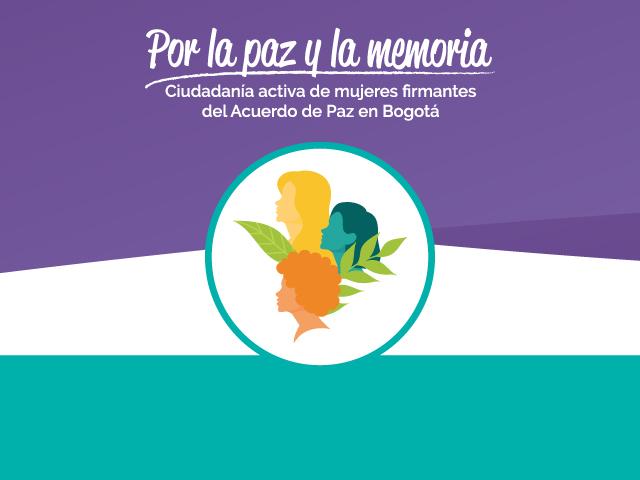 Logo de mujeres firmantes del acuerdo de paz