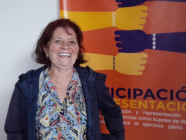 Ofelia Mora, beneficiaria de la CIOM de Rafael Uribe Uribe