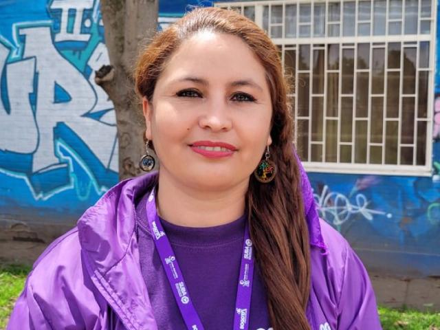 Betty Ruth Najar, beneficiaria de casa refugio
