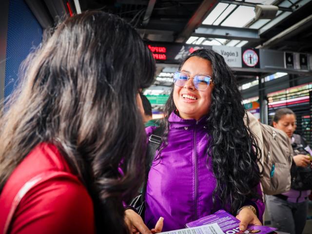 Mujeres en Bogotá